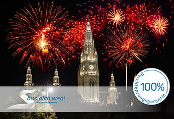 Silvester in der Altstadt von Wien