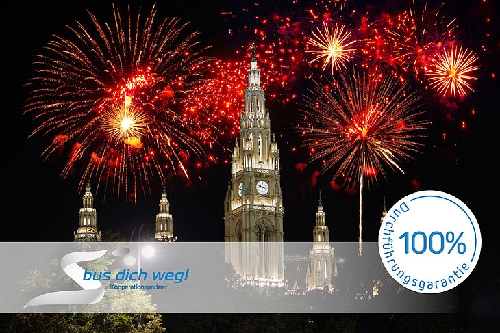 Bild 1: Silvester in der Altstadt von Wien