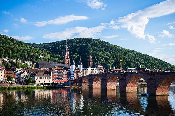 Bild 1: Heidelberg und die Deutsche Weinstraße